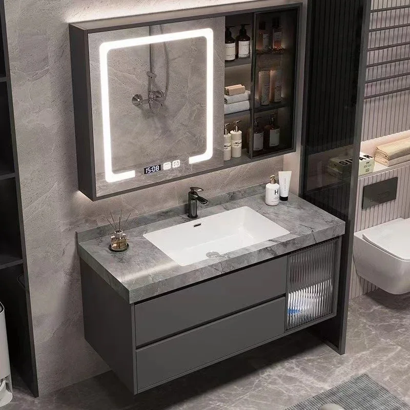Home Bathroom Vanity Combo - Mueble de baño de lujo con