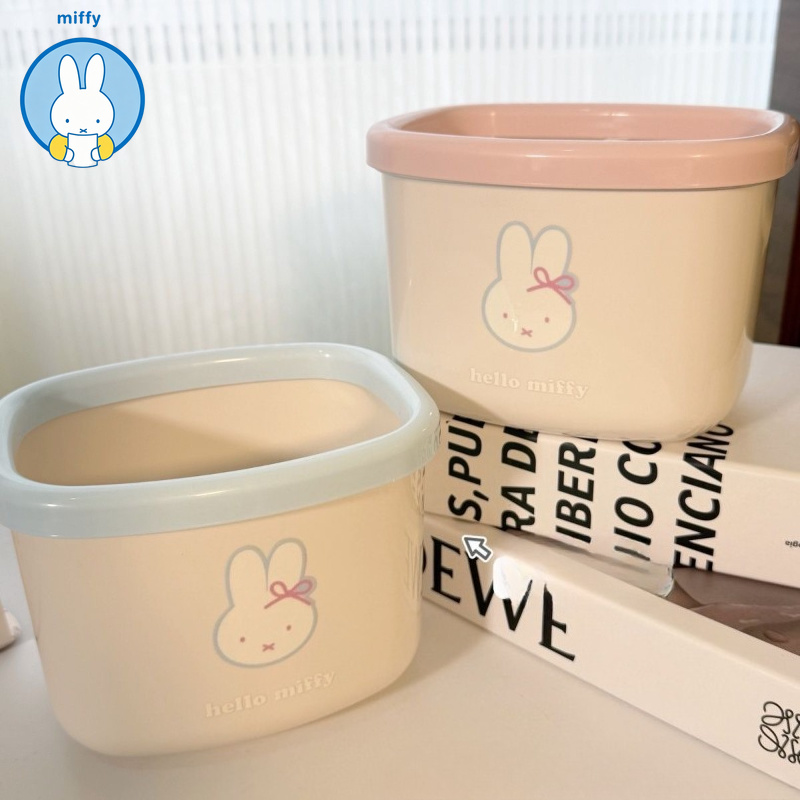 Home Edit Bathroom Storage - Bote de basura de escritorio Kawaii