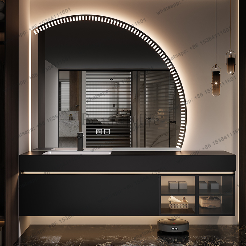 Home Bathroom Vanity Combo - LJYOrganizer Mueble de Baño Moderno con