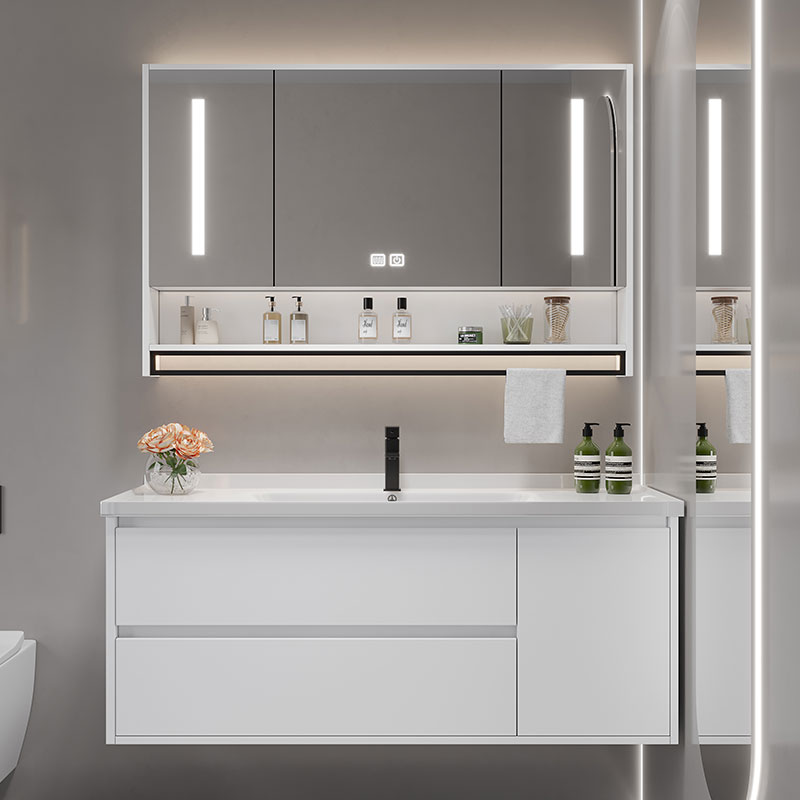 Tocador de baño con partición  - Home Bathroom Vanity Combo reseña y precio
