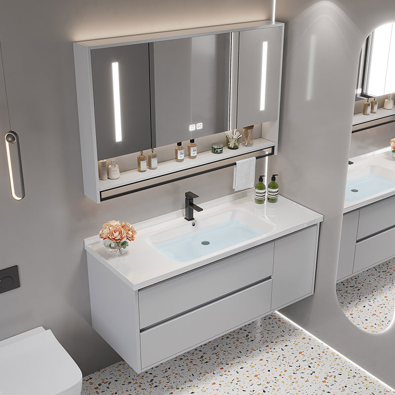 Tocador de baño con partición  - Home Bathroom Vanity Combo reseña y precio