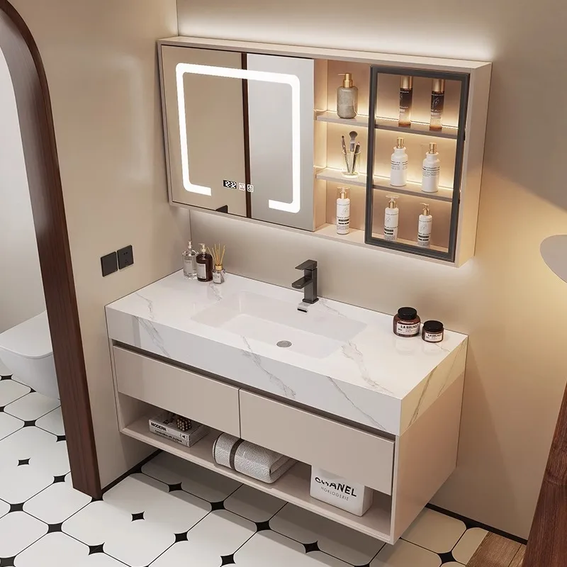 Tocador de baño moderno, lavab - Home Bathroom Vanity Combo reseña y precio