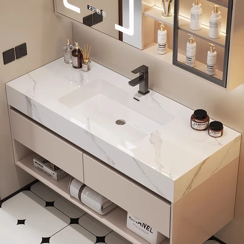 Tocador de baño moderno, lavab - Home Bathroom Vanity Combo reseña y precio