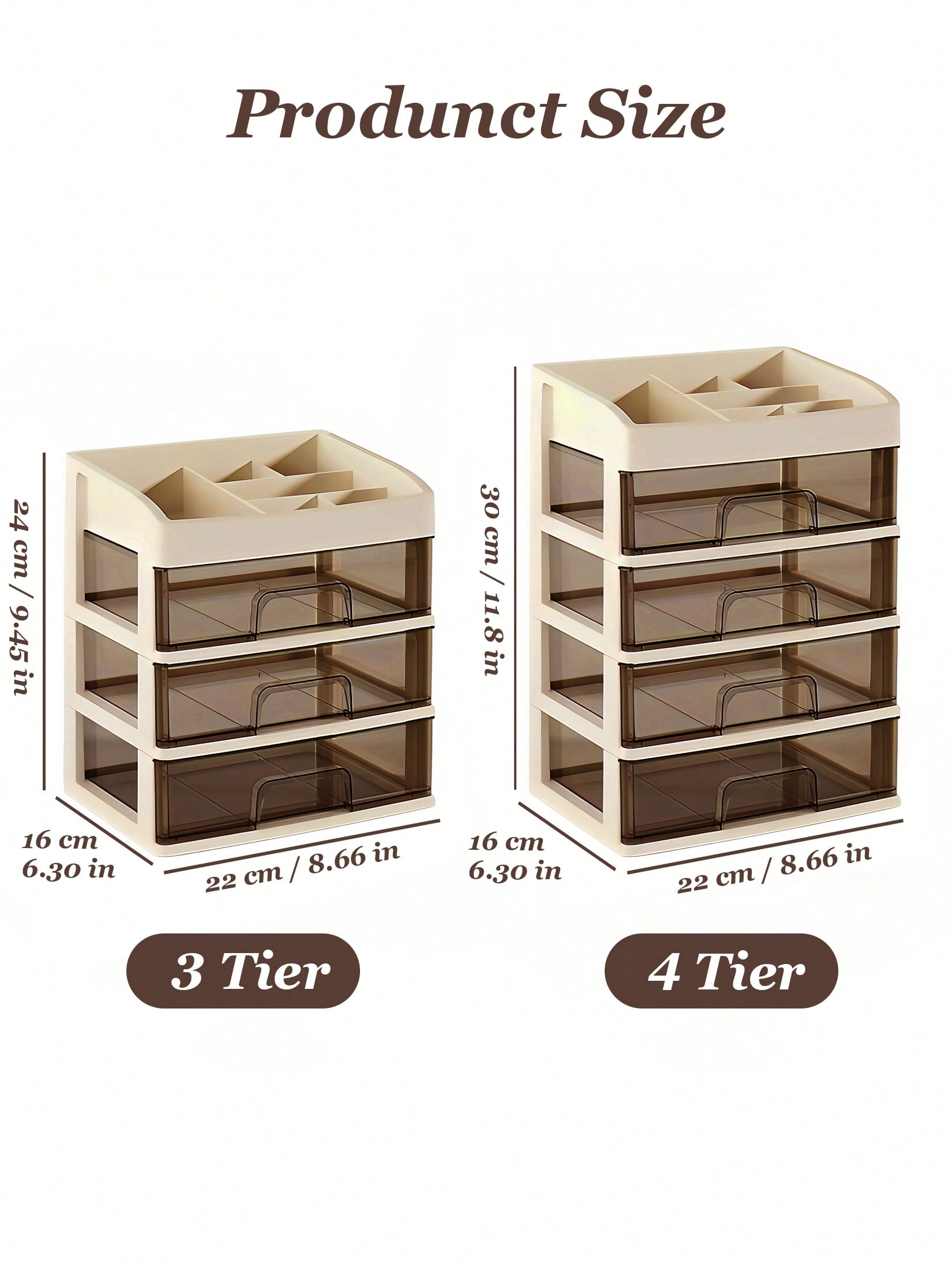 Organizador de maquillaje, caj - Home Essentials Bathroom Storage reseña y precio