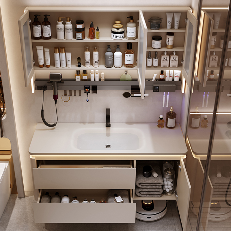 Gabinetes de baño simples y mo - Home Bathroom Vanity Combo reseña y precio