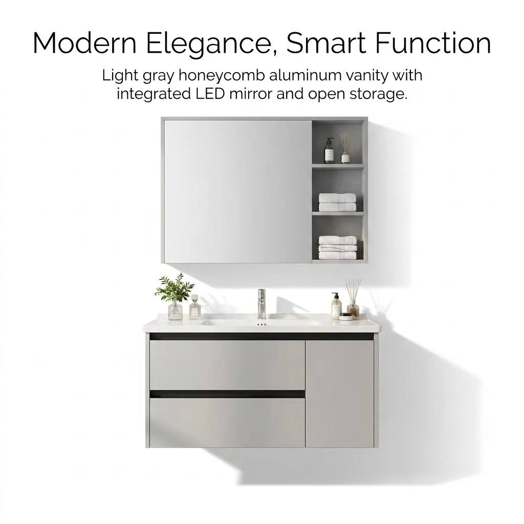 Mueble de Baño Moderno y Ecoló - Home Bathroom Vanity Combo reseña y precio